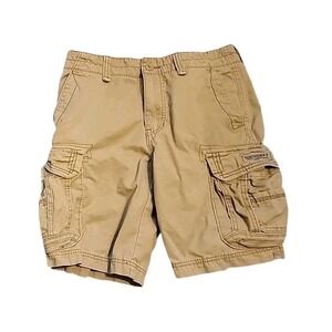 Vintage Union Bay 90's Y2K mustard yellow loose baggy shorts sz 30